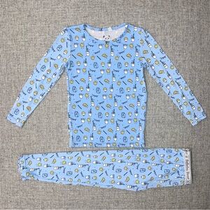 Bellabu Bear 4T milk and cookies bamboo pjs NWOT